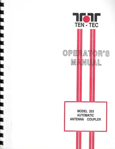 Ten tec 253 automatic - 253, antenna