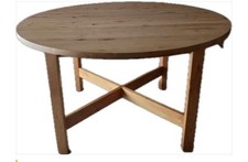 Table vintage « Norden » ikea ronde extensible