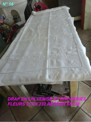 Ancien grand drap en - n°16),