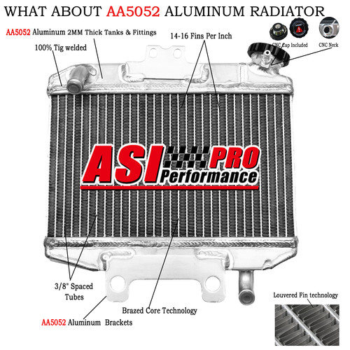 Aluminium radiateur pour honda - aluminium,