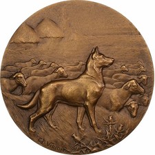 France, Médaille, Journal de la France agricole, MDP, Bronze, Virion/Dubois