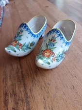 Henriot Quimper Paire de Grands sabots En faïence Signée HR