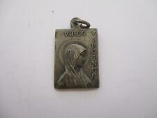 RELIGIOSA ANCIENNE MEDAILLE RELIGIEUSE VIRGO VIRGINUM 20x15mm 3.5gr