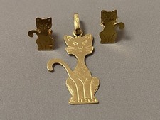 Parure pendentif or 18carats