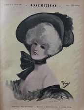 1899 COCORICO n°7 couverture originale PAL Art Nouveau Jugendstil NO COPY