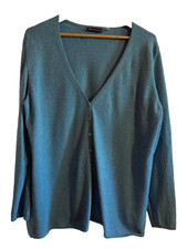 C&A  gilet  cardigan bleu taille L ou 46 en cachemire