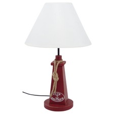 Lampe phare maritime rouge 48 cm