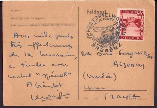 Autriche carte poste - autriche,,