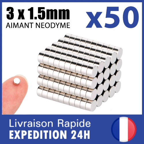 Lot 50x mini aimants - 50x,