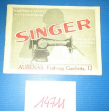 N°14711 /  SINGER  catalogue