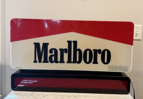 Double sided lighted marlboro - sided,