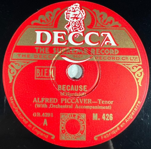 Alfred piccaver because - alfred,