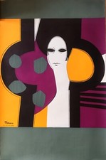 RARE ANDRE MINAUX GDE LITHOGRAPHIE CH SORLIER MOURLOT TIRAGE 50 Ex 98 x 150 cm