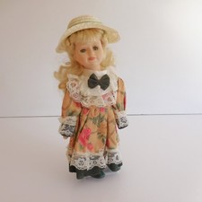 Poupée artiste céramique sur socle fait main Belle époque art nouveau XXe France