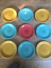 9 Pier 1 Dinner Plates, Green