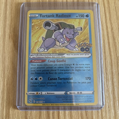 Carte pokemon tortank radieux - carte,