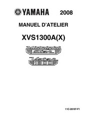 MANUEL REVUE ATELIER RÉPARATION PDF YAMAHA XVS1300A XVS 1300 2008
