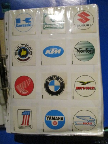 Autocollants moto - 12,