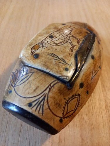 Tabatière corne 19e - en,