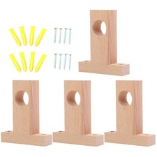 Lot de 4 supports de tringle