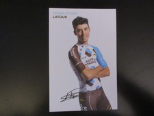 Autographe  Pierre roger Latour sur carte Cycl7