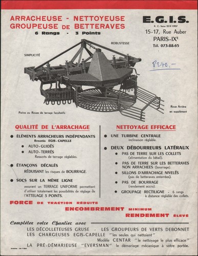 Paris machines - paris, arrt.)