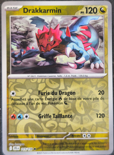 Carte pokemon drakkarmin - carte,