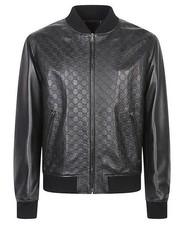 Gucci Veste bomber en cuir