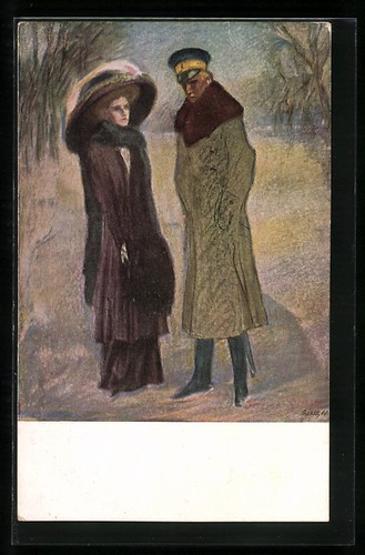 Carte postale artiste - carte, d'artiste