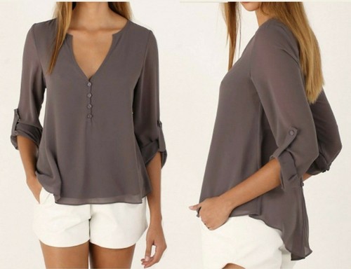Liberwill chiffon roll tab - tab, top