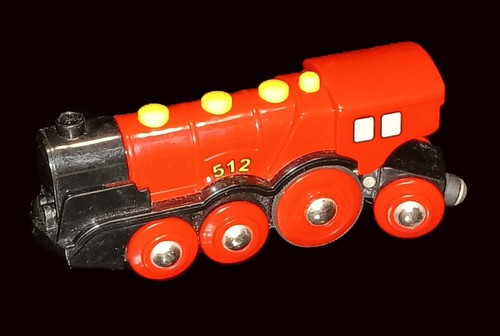 Brio wooden train engine - train,