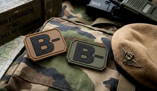 Patch groupe sanguin - patch, "b-"