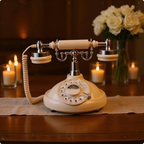 Téléphone rétro cadran - à,