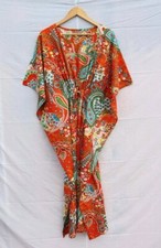 Indien Caftan Orange Cachemire
