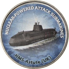 [#787964] Monnaie, Zimbabwe, Shilling, 2020, Sous-marins - HMS Astute, SPL, Nick