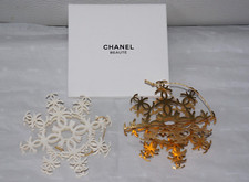 CHANEL 2 FLOCONS DE NEIGE OR