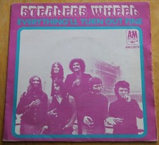French 45t / SP Stealers Wheel : Everythin'll turn out fine  + 1  VG+/EX 1973