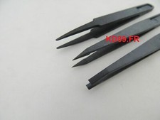 BERGEON 6751 3x Brucelles ESD en fibre de carbone - KD89 Distributeur Officiel