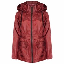A2Z 4 Enfants Imperméable Veste Vin Coupe-Vent Parka À Capuche