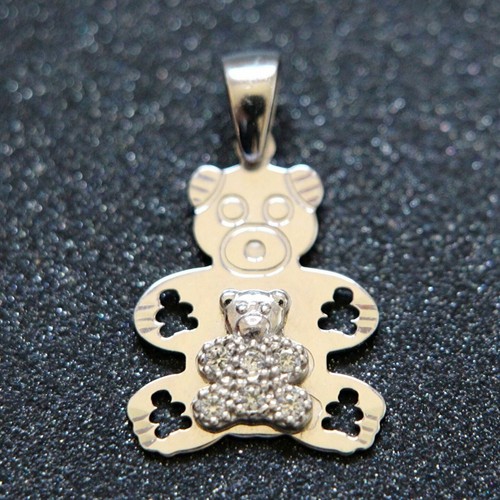 Pendentif blanc 18 - pendentif,