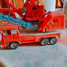  JOUET ANCIEN GAMA tôle /plastique camion grue à benne preneuse années 60/70 