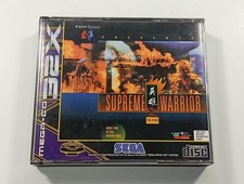 SUPREME WARRIOR SEGA MEGA-CD 32X PAL-EURO (COMPLETE - GOOD CONDITION)
