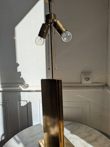 Pied lampe laiton style - laiton,