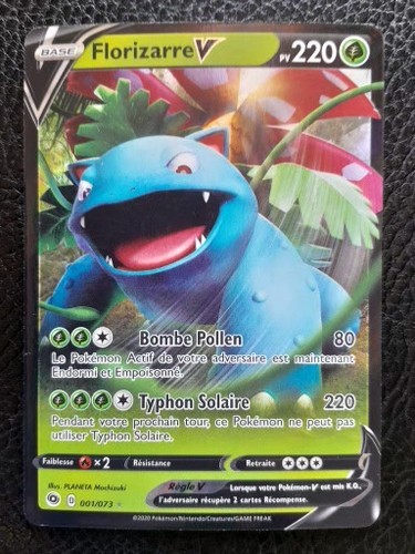 Carte pokémon florizarre - carte,
