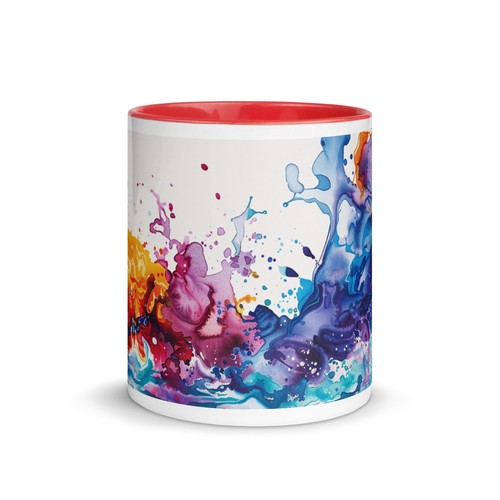 Tasse mit farbiger innenseite - mit,