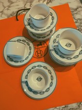 6 tasses à thé avec