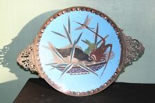 plat ancien en bronze et