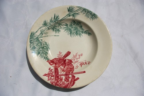 Ancienne assiette creuse - assiette, en
