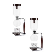 Cafetière siphon, pot Siphon, élégant, léger, table de verre à café clair