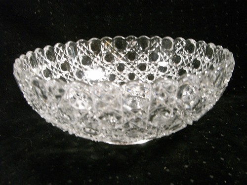 Ancien saladier cristal - saladier,
